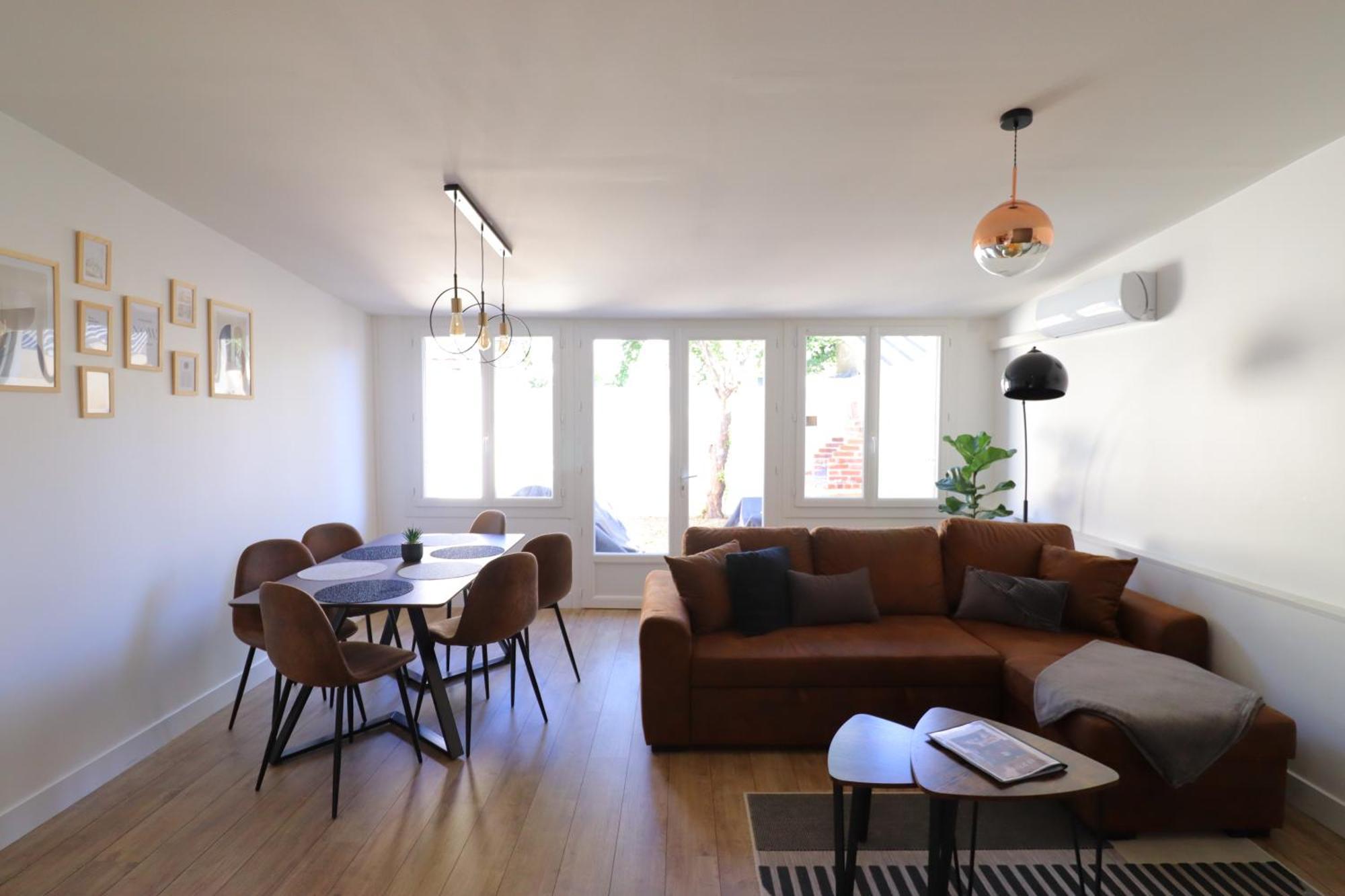 Le Patio - Spacieux T3 Avec Climatisation Et Jardin Privatif برجراك المظهر الخارجي الصورة