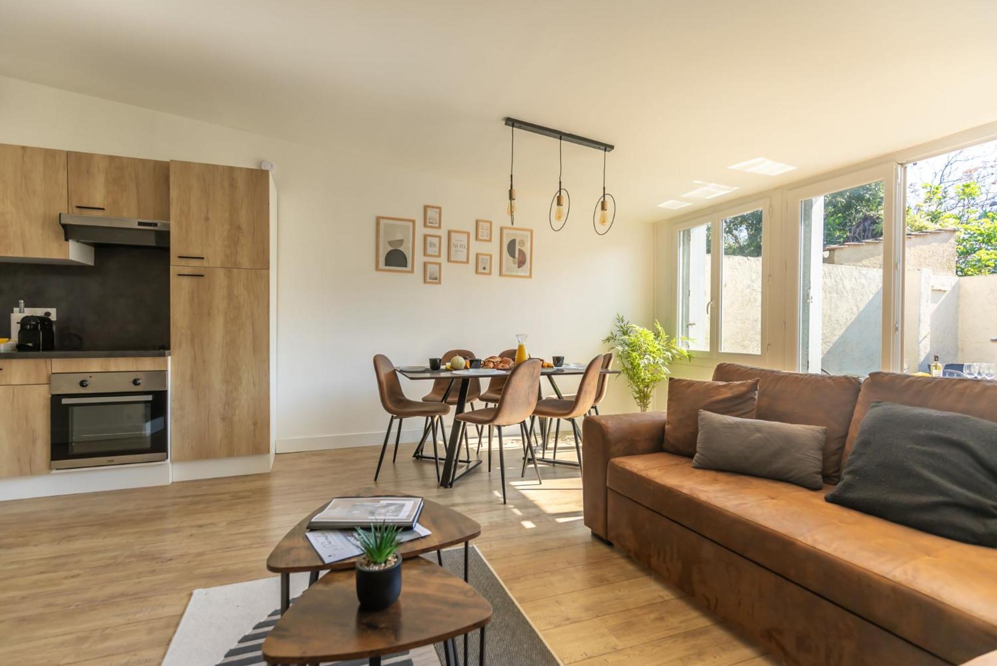 Le Patio - Spacieux T3 Avec Climatisation Et Jardin Privatif برجراك المظهر الخارجي الصورة